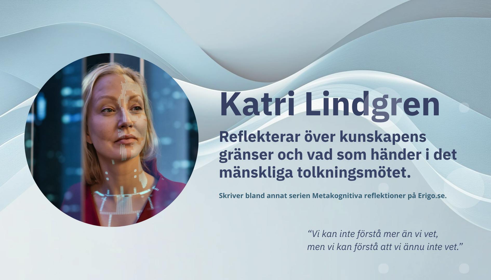 Om kunskapens gräns och det mänskliga mötet